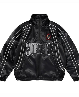Supreme Satin-Trim Pullover Jacket
