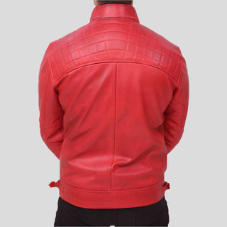 mens red jacket