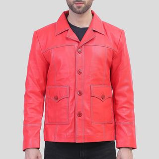men red jacket