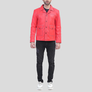 men red jacket